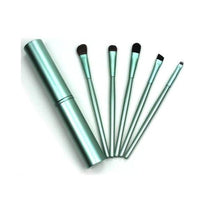 HKM-688147 5-Piece Portable Mini Eye Makeup Brush Set with Horse and Fiber Hair
