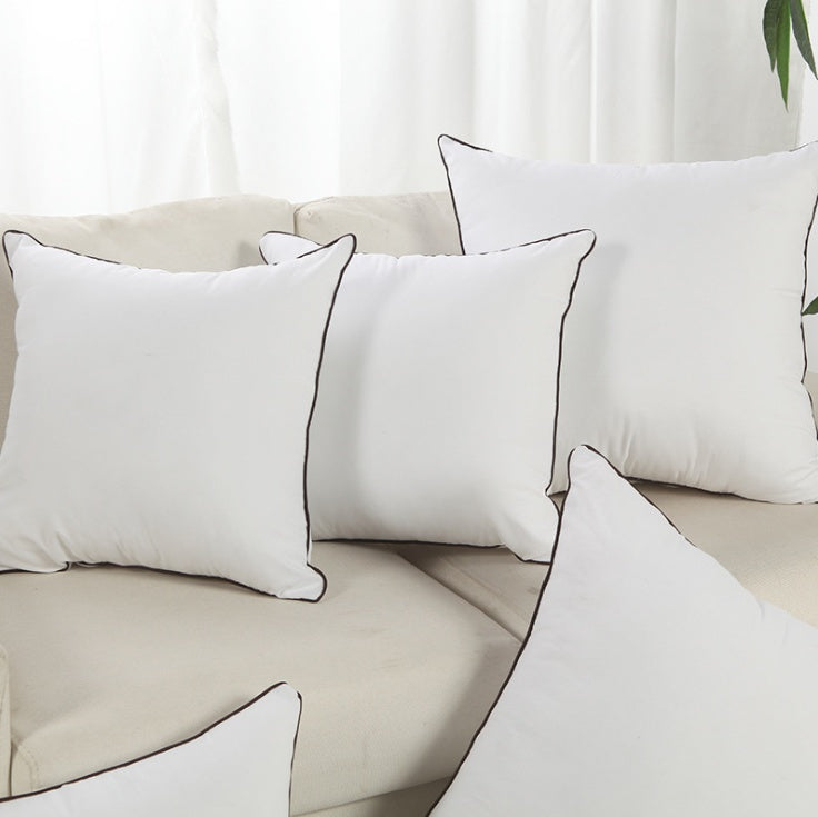 HKM-688211 Feather Velvet Pillow in Various Sizes with Soft Chemical Fiber & Down Feather Fill