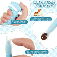 HKM-6882493 Pet Pill Shooter Dispenser for Cats and Dogs - 2 Pack Silicone Syringes with Soft Tip for Easy Medication Administration