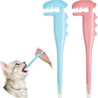 HKM-6882493 Pet Pill Shooter Dispenser for Cats and Dogs - 2 Pack Silicone Syringes with Soft Tip for Easy Medication Administration