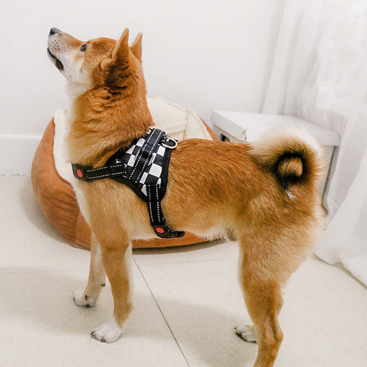 HKM-688275 Medium Large Dog Saddle Chest Strap for Secure and Comfortable Walks