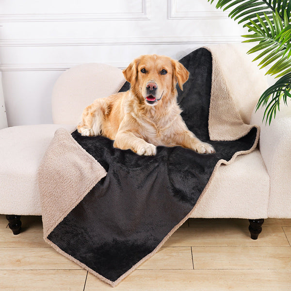 HKM-6883133 Flannel Fleece Waterproof Pet Pad in Multiple Sizes and Colors