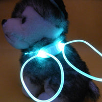 HKM-6884285 Luminous Monochrome Dog Strap Pendant Collar for All Seasons