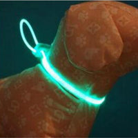 HKM-6884285 Luminous Monochrome Dog Strap Pendant Collar for All Seasons