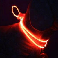 HKM-6884285 Luminous Monochrome Dog Strap Pendant Collar for All Seasons