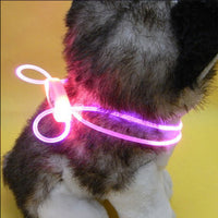 HKM-6884285 Luminous Monochrome Dog Strap Pendant Collar for All Seasons
