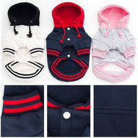HKM-6884669 Cozy Cotton Dog Hoodie with Hood Design for Winter Comfort