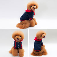 HKM-6884669 Cozy Cotton Dog Hoodie with Hood Design for Winter Comfort