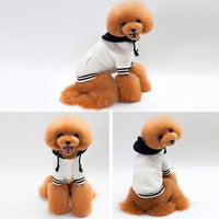 HKM-6884669 Cozy Cotton Dog Hoodie with Hood Design for Winter Comfort