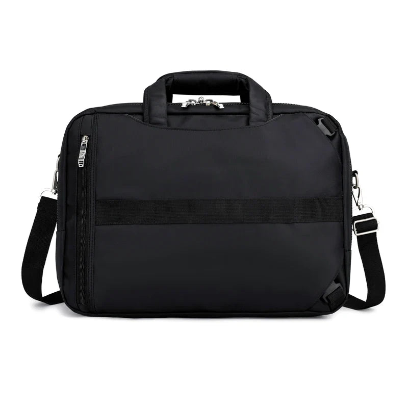 HKM-688467 Executive Black Laptop Bag – Lightweight, Durable, Waterproof, Large Capacity Multipurpose Sleeve