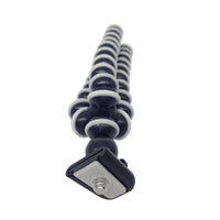HKM-688787 Flexible Octopus Tripod Bracket for Sports Cameras - Elastic Material, Black Design