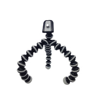 HKM-688787 Flexible Octopus Tripod Bracket for Sports Cameras - Elastic Material, Black Design