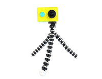 HKM-688787 Flexible Octopus Tripod Bracket for Sports Cameras - Elastic Material, Black Design