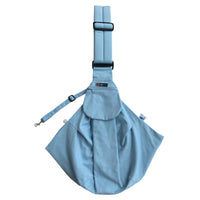 HKM-6888509 Foldable Portable Canvas Dog Food Bag and Outdoor Pet Backpack with Comfortable Shoulder Pad