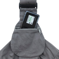 HKM-6888509 Foldable Portable Canvas Dog Food Bag and Outdoor Pet Backpack with Comfortable Shoulder Pad
