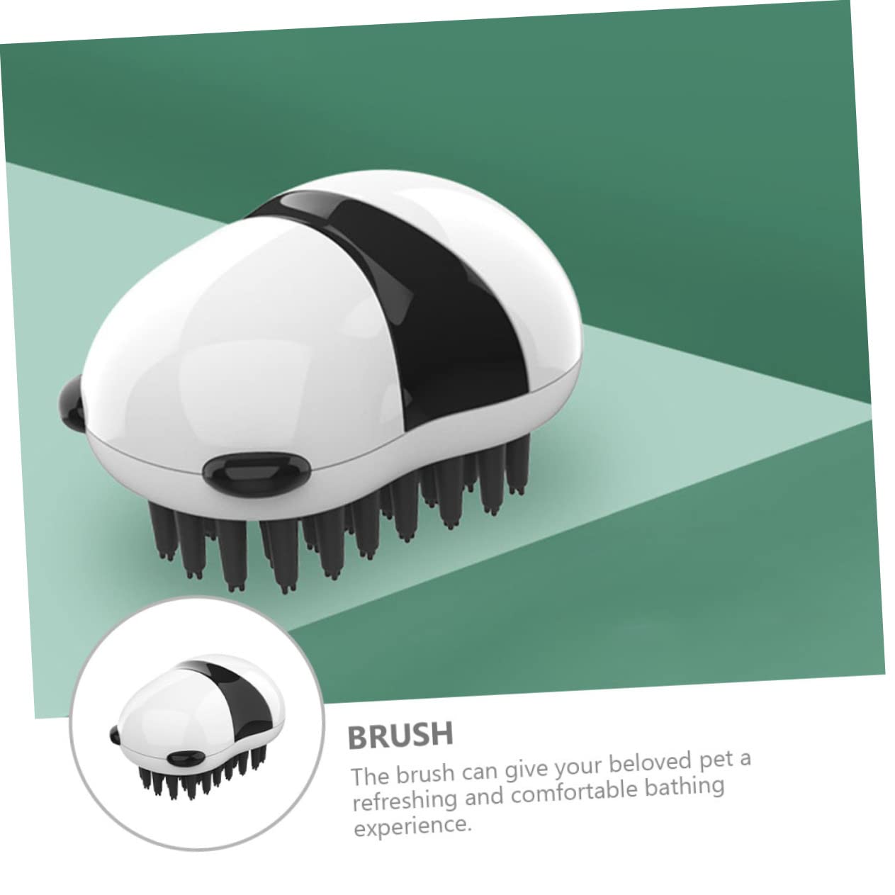 HKM-6889533 Pet Grooming Bath Brush and Glove Set for Cats and Dogs - Cleaning and Hair Removal Tool