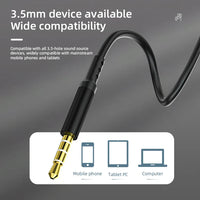 HKM-688979 In-Ear Wired Earphones with Microphone and 3.5mm Jack for Smartphones and Gaming