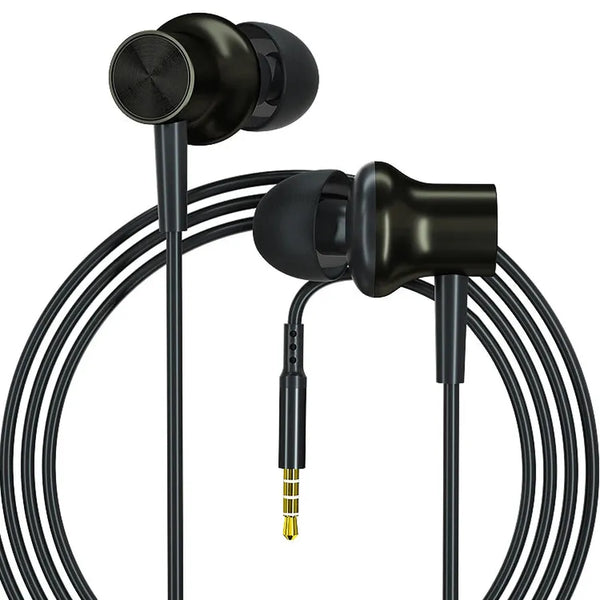 HKM-688979 In-Ear Wired Earphones with Microphone and 3.5mm Jack for Smartphones and Gaming