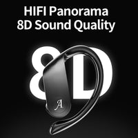 HKM-689107 A15 True Wireless TWS Headset with Bluetooth 5.0, Magnetic Charging, and Sports Earhooks