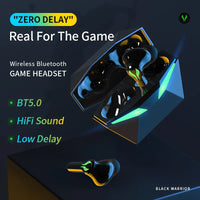 HKM-689235 Wireless Noise-Cancelling TWS Earbuds with Stereo Sound and Long Standby for Gaming