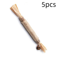 HKM-6892861 Funny Cat Molar Bite Stick Toy – Cotton Thread Pet Chew Stick, Available in Sets of 1, 3, or 5