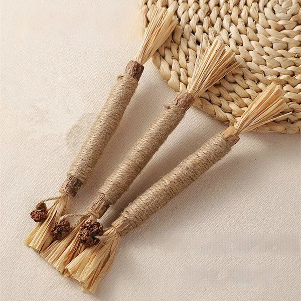 HKM-6892861 Funny Cat Molar Bite Stick Toy – Cotton Thread Pet Chew Stick, Available in Sets of 1, 3, or 5