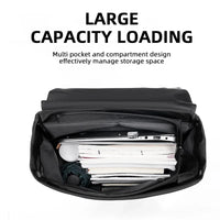 HKM-689299 High Capacity Waterproof Backpack for 17 Inch Laptops - Stylish and Functional Design for Men and Students