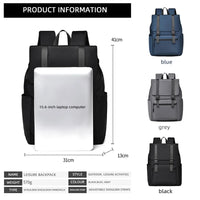 HKM-689299 High Capacity Waterproof Backpack for 17 Inch Laptops - Stylish and Functional Design for Men and Students