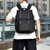 HKM-689299 High Capacity Waterproof Backpack for 17 Inch Laptops - Stylish and Functional Design for Men and Students