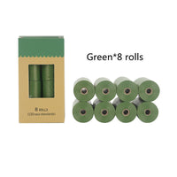HKM-6894269 Biodegradable Disposable Dog Waste Bags - 16 Rolls, 15 Bags per Roll, Leakproof and Durable