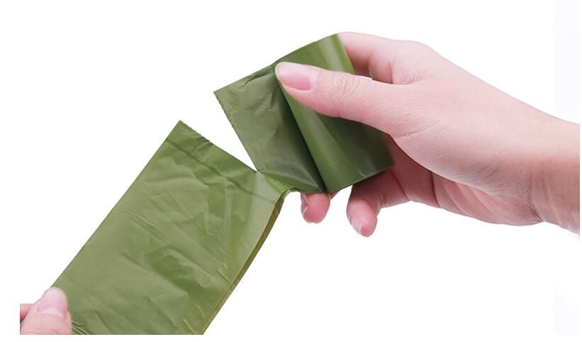 HKM-6894269 Biodegradable Disposable Dog Waste Bags - 16 Rolls, 15 Bags per Roll, Leakproof and Durable