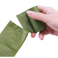 HKM-6894269 Biodegradable Disposable Dog Waste Bags - 16 Rolls, 15 Bags per Roll, Leakproof and Durable