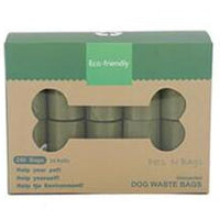 HKM-6894269 Biodegradable Disposable Dog Waste Bags - 16 Rolls, 15 Bags per Roll, Leakproof and Durable