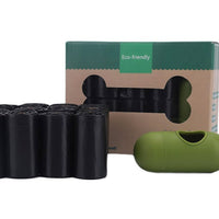 HKM-6894269 Biodegradable Disposable Dog Waste Bags - 16 Rolls, 15 Bags per Roll, Leakproof and Durable
