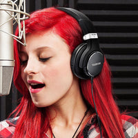 HKM-689427 Dual-Purpose Enclosed Recording Monitor Headset with Built-in Microphone