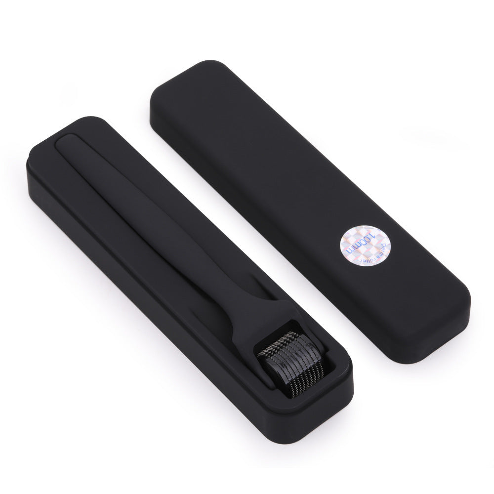 HKM-689491 Matte 540 Microneedle Roller with Rubber Oil Handle for Precision Skin Treatment
