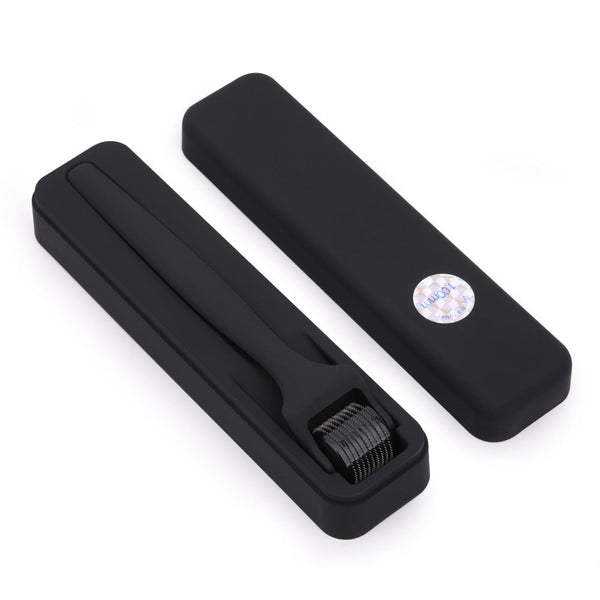 HKM-689491 Matte 540 Microneedle Roller with Rubber Oil Handle for Precision Skin Treatment