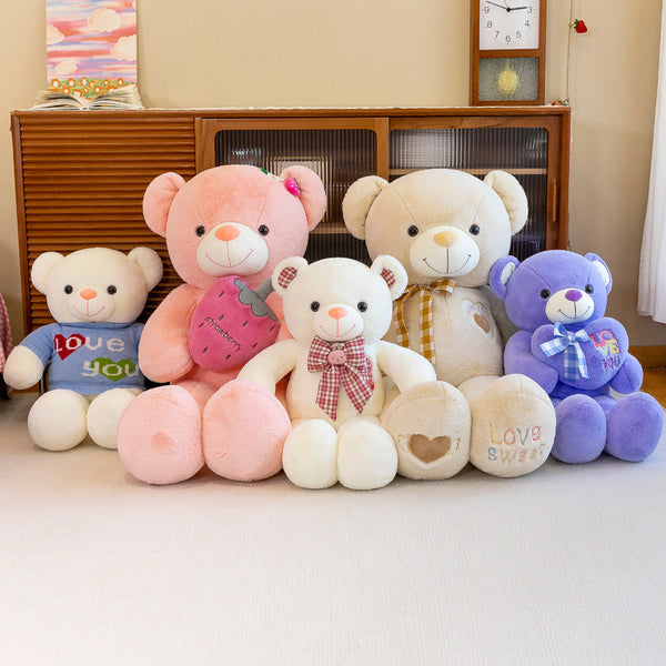 HKM-6897469 Cuddly Plush Teddy Bear in Various Colors for Comfort and Sleep