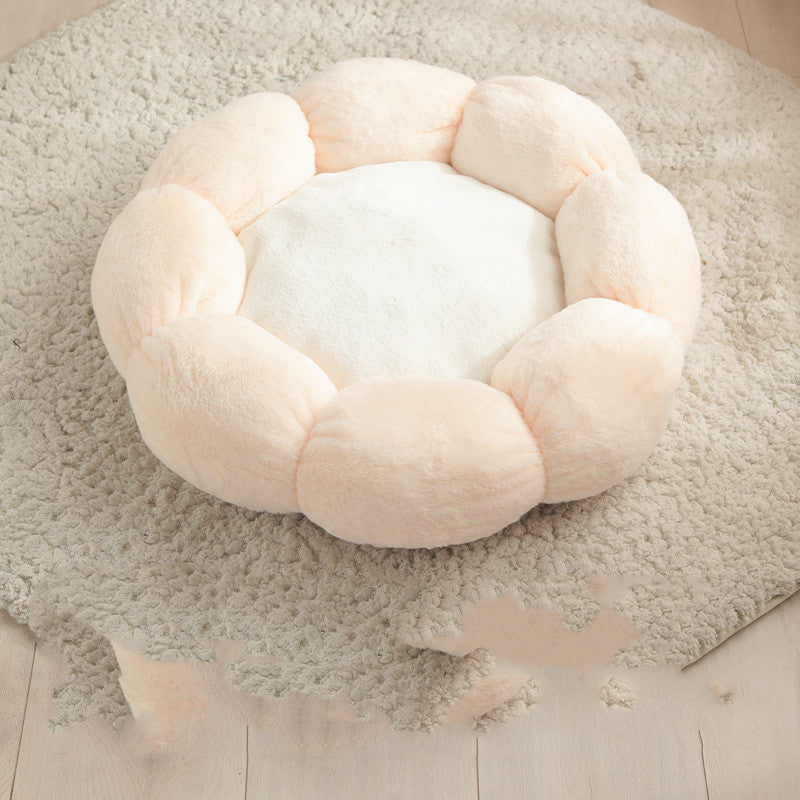 HKM-6897853 Flower Shaped Soft Pet Bed Mat for Dogs and Cats - Available in 40cm & 55cm