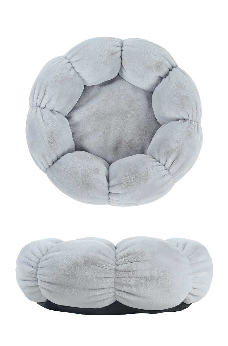 HKM-6897853 Flower Shaped Soft Pet Bed Mat for Dogs and Cats - Available in 40cm & 55cm