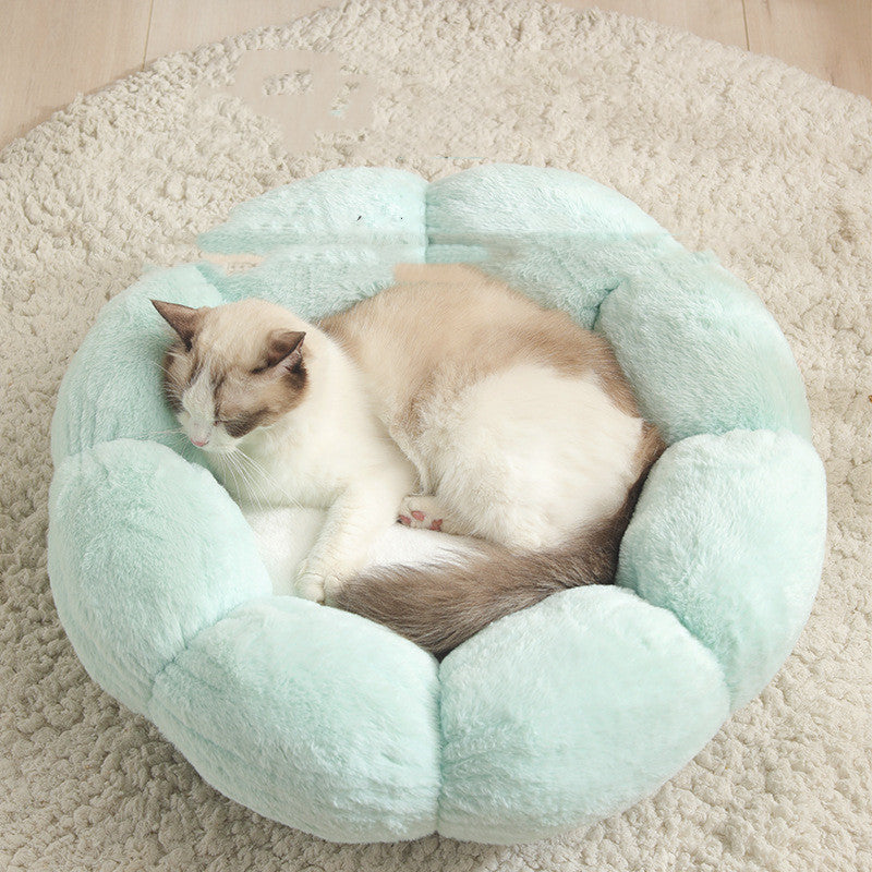 HKM-6897853 Flower Shaped Soft Pet Bed Mat for Dogs and Cats - Available in 40cm & 55cm