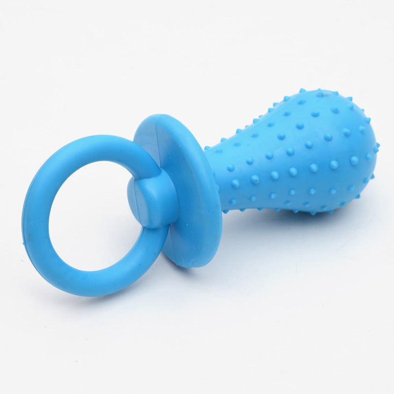 HKM-6898621 Three-Color TPR Rubber Ring Toy for Dogs - Durable Chew and Molar Stimulating Toy