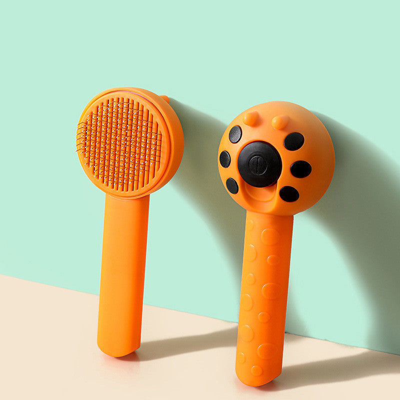 HKM-6899389 Insect-Shaped Cat Hair Removal Comb - Efficient Plastic Grooming Tool for Easy Pet Cleaning