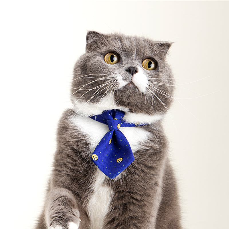 HKM-6899773 Adjustable Pet Neckties and Bowties for Cats, Polyester Accessories, Various Styles and Patterns