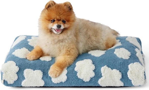 HKM-690067 Chic Large Dog Bed with Thick Shredded Foam and Removable Cover for Indoor and Outdoor Use