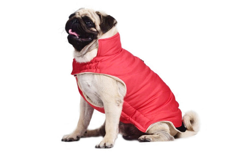 HKM-6901949 Cotton Vest for Dogs in Blue, Red, and Gray - Available in Sizes S to XXL