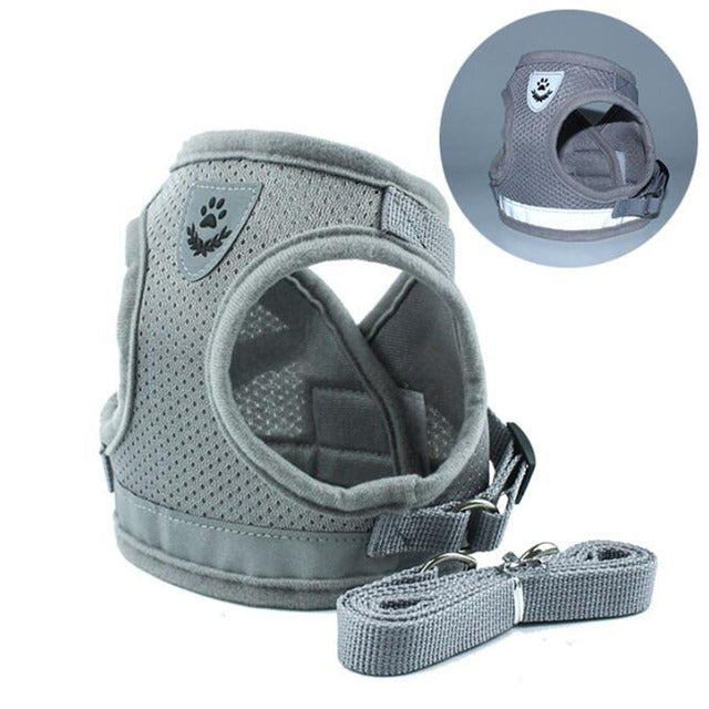 HKM-6903229 Reflective and Breathable Pet Harness for Dogs and Cats - Adjustable Sizes Available