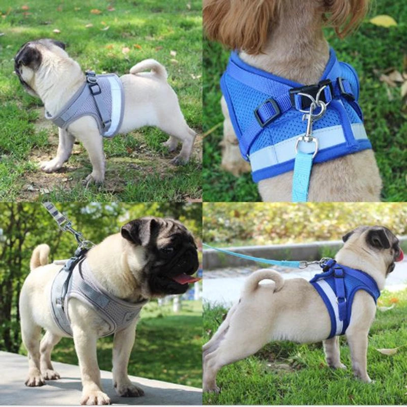 HKM-6903229 Reflective and Breathable Pet Harness for Dogs and Cats - Adjustable Sizes Available