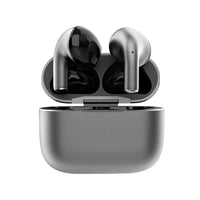 HKM-690387 Zinc Alloy Noise Cancelling TWS Earphones with LED Battery Indicator