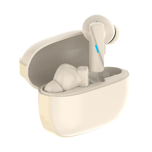 HKM-690387 Zinc Alloy Noise Cancelling TWS Earphones with LED Battery Indicator